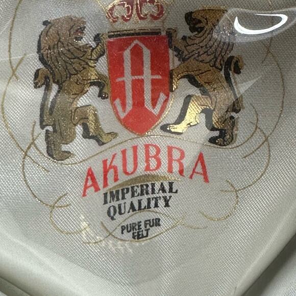 Akubra Australia Cattleman Hat SZ 54 cm Small Pure Fur Felt Western Southwestern - Picture 10 of 15